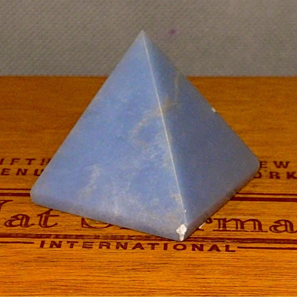Perfect Authentic Angelite Pyramids πβ¨ more than 60% OFF! - Picture 3 of 13